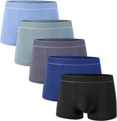 【新品・未使用】ボクサーパンツ　メンズ　下着　5枚セット　2XL　綿　吸汗速乾