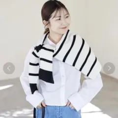 スローブイエナ　SLOBE IENA クロップドレギュラーシャツ