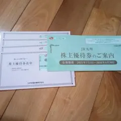 JR九州 株主優待券 4名義分のサムネイル