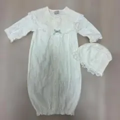 ロンパースフードセット　退院着　セレモニードレス　 ツーウェイオール
