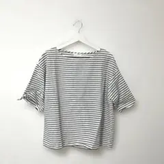 a.v.v standard ストライプシャツ半袖ブラウスのサムネイル
