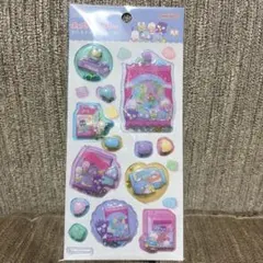 フ*ト様 ポップデコパーティー　わたあめカプセルシール　はぴだんぶい　サンリオ