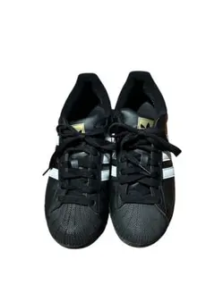 adidas Superstar 黒/白 スニーカー