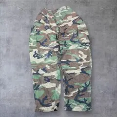 00s US ARMY BDUパンツ 2XLウッドランドカモ 軍物 ミリタリー