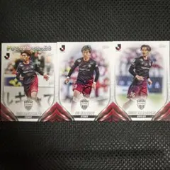 ヴィッセル神戸　宮代　初瀬　山口　サッカー　カード