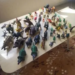 恐竜フィギュアセット 約50体、動物、とかげ