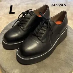 【美品】オリエンタルトラフィック 厚底レースアップシューズ　L