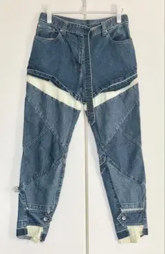 た*か様 sacai wide denim size2 SCM-208 - メルカリ