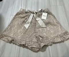 GRL レースショートパンツ ベージュ Mサイズのサムネイル