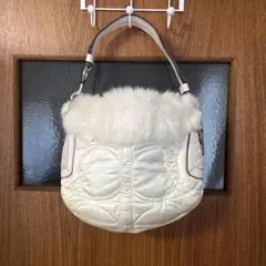 ファー ハンドバッグ