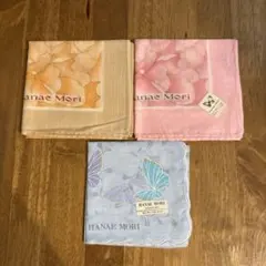 [新品未使用]Hanae Mori ハンカチ 3枚セット