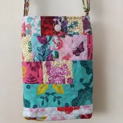 カラフルパッチワークポシェット