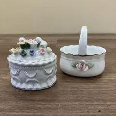 英国 Royal Doulton 陶花 バスケット フラワーオブジェ - メルカリ