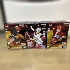 【未開封／送料込／３個セット】銀魂 神威 坂田銀時 神楽 フィギュア
