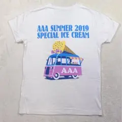 AAA Tシャツ エイベックス公式 SUMMER2019 白 Mのサムネイル