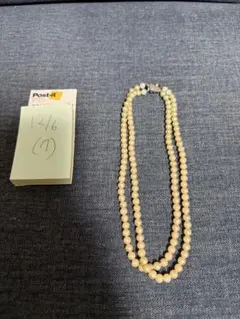 （12/6 7）ネックレス　パール　silver 刻印