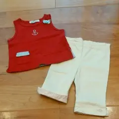 ファミリア　タンクトップ　パンツ　セット　70