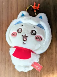 ちいかわもぐもぐ本舗 伏見店限定 伏見稲荷なマスコット(ハチワレ)