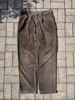 ドッカーズ 太畝コーデュロイパンツ 2タック ブラウン