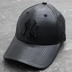 海外モデル NEW ERA 9FORTY NY ヤンキース レザーキャップ 上品