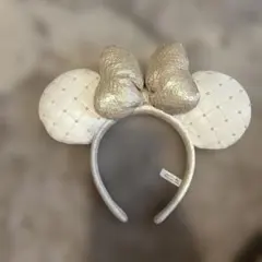 東京ディズニーリゾート　ミニーマウス ホワイトカチューシャ