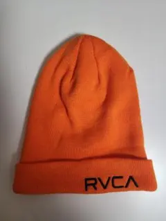 RVCA ニット帽 オレンジ