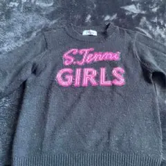 シスタージェニィ　ニット　長袖　冬服　130 女の子　黒