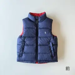 ポロラルフローレン リバーシブル ダウン ベスト 3T 100cm