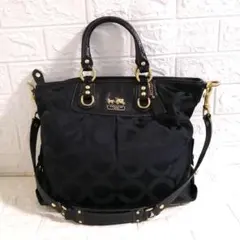 COACH マディソン　オプアート 2WAYショルダーバッグ（12963)