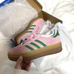 アディダス　ガゼル　24.5 スニーカー　ピンク