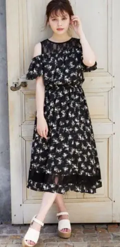 INGNI 花柄 ワンピース