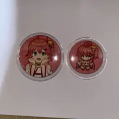 ホロライブ　さくらみこ　缶バッジ2個セット