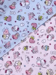 2021年製SANRIO CHARACTERS吸水冷感カットクロス♡2枚セット