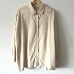 workman colors レディース　ベージュ　シャツ　ブラウス　Mのサムネイル