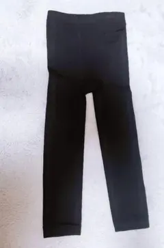 シンプル ブラック スパッツ 150cm