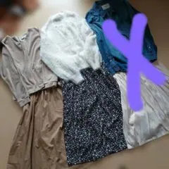 オフィスカジュアルコーデまとめ売り、フェミニンコーデ