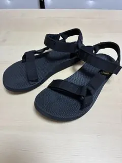 Teva テバ　ブラック スポーツサンダル　24cm