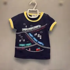 電車柄Tシャツ80のサムネイル