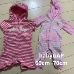 babyGAP ロンパース 60~70cm 2着 春夏