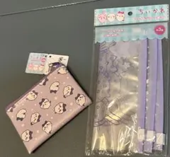 コインパース　スライドジッパー袋　ハチワレ