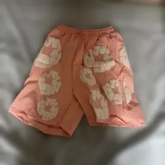 美品 Denimtears デニムティアーズ ピンク 花柄 ハーフパンツ S - メルカリ