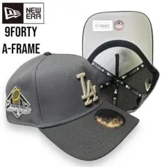 NEWERA LA ドジャース キャップ 9FORTY グレー ブラック 限定