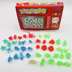 当時物・レア ポケモン図鑑 クリアフィギュアセット バンダイ 初期 鉛筆キャップ