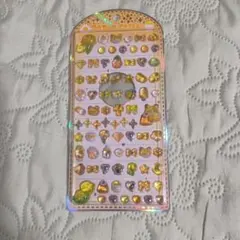 クラックス正規品　ボンボンドロップシール　イエロー　うるちゅるプチシール