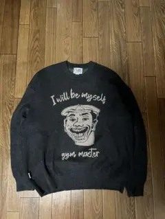 gym master ダークグレー クルーネックセーター L