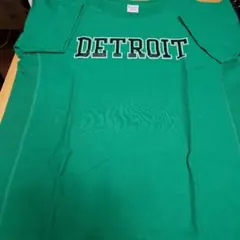 Champion リバースウィーブDETROIT Tシャツ L グリーン