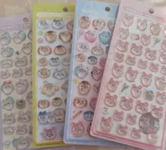 正規品　ちいかわ ボンボンドロップシール 4種セット　コンプリート