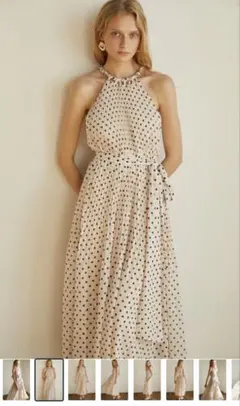 【新品タグ付】estella.k シャーリングキャミドレスドット柄 estella.k シャーリングキャミドレスドット柄 - メルカリ