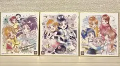 プリキュア 色紙ART -20周年special- ガチャガチャ　3点セット