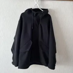 GU フード付きブラックジャケット Mサイズ